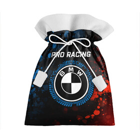 Подарочный 3D мешок с принтом БМВ - Racing в Санкт-Петербурге, 100% полиэстер | Размер: 29*39 см | auto | b m w | bmv | bmw | logo | m power | moto | performance | power | pro | racing | series | sport | авто | б м в | бмв | лого | логотип | марка | мото | перфоманс | символ | спорт