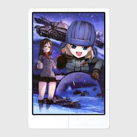 Магнитный плакат 2Х3 с принтом Девушки и танки в Санкт-Петербурге, Полимерный материал с магнитным слоем | 6 деталей размером 9*9 см | anime girl | girls und panzer | japan | kawaii | tanks | аниме девушки | девушки и танки | мако рэйдзэй | михо нисидзуми | персонажи аниме | саори такэбэ | танки | хана исудзу | юкари акияма