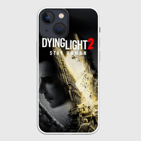 Чехол для iPhone 13 mini с принтом Dying Light 2 Deluxe в Санкт-Петербурге,  |  | Тематика изображения на принте: action | aiden caldwell | dead island | death | dying light 2 | nextgen | parkour | playstation | ps 5 | stay human | survival | techland | virus | weapon | zombie | вирус | выживание | зараженный | зомби | монстр | оружие | оставайся человеком | паркур |