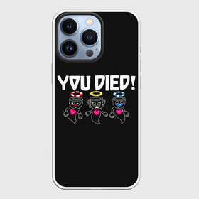 Чехол для iPhone 13 Pro с принтом You Died в Санкт-Петербурге,  |  | arkade | cup head | cuphead | game | games | аркада | игра | игры | кап хэд | капхед | купа хэд | сгз руфв | сгзруфв | чашкоголовый