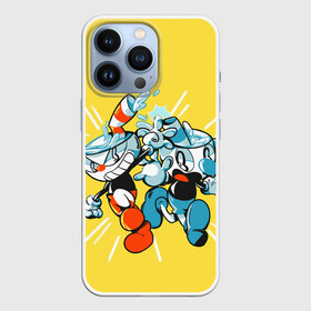 Чехол для iPhone 13 Pro с принтом Cuphead bros в Санкт-Петербурге,  |  | arkade | cup head | cuphead | game | games | аркада | игра | игры | кап хэд | капхед | купа хэд | сгз руфв | сгзруфв | чашкоголовый