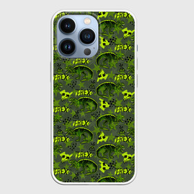 Чехол для iPhone 13 Pro с принтом Динозавры T rex в Санкт-Петербурге,  |  | t rex | абстракция | динозавры | паттерн | текстуры | тирекс