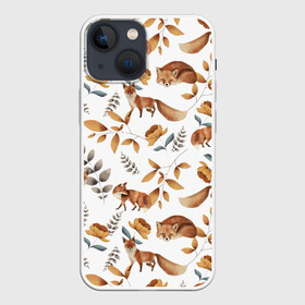 Чехол для iPhone 13 mini с принтом Лиса в Санкт-Петербурге,  |  | Тематика изображения на принте: лис | лиса | лиса гуляет | лиса спит | личика