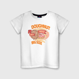 Детская футболка хлопок с принтом Best Taste в Санкт-Петербурге, 100% хлопок | круглый вырез горловины, полуприлегающий силуэт, длина до линии бедер | big size | burgers | delicious | hot dog | вредная еда | еда