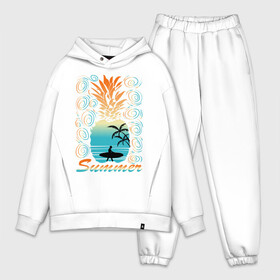 Мужской костюм хлопок OVERSIZE с принтом ЛЕТО в Санкт-Петербурге,  |  | beach | holiday | print | sea | summer | sun | surf | ананас | лето | море | острова | отдых | отпуск | пальмы | пейзаж | песок | пляж | серфинг | солнце