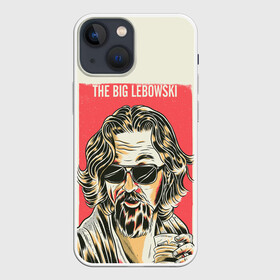 Чехол для iPhone 13 mini с принтом The Big Lebowski Dude в Санкт-Петербурге,  |  | Тематика изображения на принте: big lebowski | donney | dude | lebowski | the big lebowski | the dude | walter | большой лебовски | лебовски | чувак