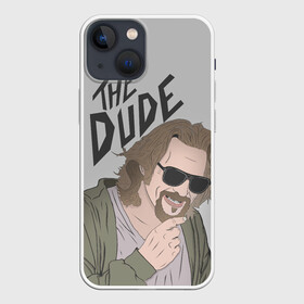 Чехол для iPhone 13 mini с принтом The Dude в Санкт-Петербурге,  |  | big lebowski | donney | dude | lebowski | the big lebowski | the dude | walter | большой лебовски | лебовски | чувак