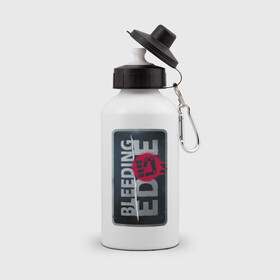Бутылка спортивная с принтом Bleeding Edge Logo в Санкт-Петербурге, металл | емкость — 500 мл, в комплекте две пластиковые крышки и карабин для крепления | games | microsoft | ninja theory | xbox