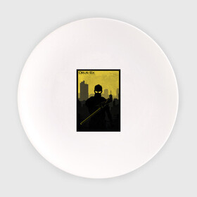 Тарелка с принтом Deus Ex MD в Санкт-Петербурге, фарфор | диаметр - 210 мм
диаметр для нанесения принта - 120 мм | cyberpunk | deus ex | game | games | адам дженсен | будущее | деус екс | деус экс | игра | игры | киберпанк