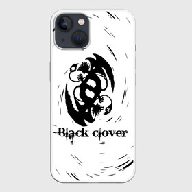 Чехол для iPhone 13 с принтом Либе демон Аста в Санкт-Петербурге,  |  | asta | black bulls | black clover | quartet knights | yuno | акума | аниме | аста | блэк кловер | буракку куро:ба | демон | королевство клевера | король магов | лихт | магна | манга | пятилистник | черный бык | чёрный клев