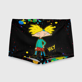 Детские купальные плавки 3D с принтом Эй Арнольд! Hey Arnold в Санкт-Петербурге, Полиэстер 85%, Спандекс 15% | Слитный крой, подклад по переду изделия, узкие бретели | Тематика изображения на принте: arnold shortman | helga pataki | hey | hey arnold | nickelodeon | арнольд | арнольд шортмэн | гарольд | детям | джеральд | мальчик | мультфильм | никелодеон | парень | репоголовый | ронда | сидни | старые мультики | стинки