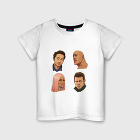 Детская футболка хлопок с принтом Том и его друзья в Санкт-Петербурге, 100% хлопок | круглый вырез горловины, полуприлегающий силуэт, длина до линии бедер | Тематика изображения на принте: актер | круз | ники минаж | скала