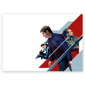 Поздравительная открытка с принтом Mission: Impossible Art в Санкт-Петербурге, 100% бумага | плотность бумаги 280 г/м2, матовая, на обратной стороне линовка и место для марки
 | актер | миссия невыполнима | фильм