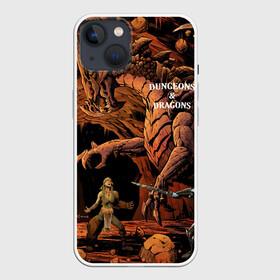 Чехол для iPhone 13 с принтом Dungeons and Dragons | Схватка в Санкт-Петербурге,  |  | dd | dragon | dungeons and dragons | днд | дракон | драконы | подземелья и драконы