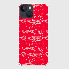 Чехол для iPhone 13 mini с принтом Gears pattern в Санкт-Петербурге,  |  | game | games | gears of war | gow | гирс оф вар | гов | игра | игры | маркус феникс | пуфкы ща цфк