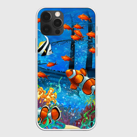 Чехол для iPhone 12 Pro Max с принтом На глубине Рыбки Пляжная в Санкт-Петербурге, Силикон |  | море | мультяшки | океан | пляжная | рыба | рыбки | рыбы