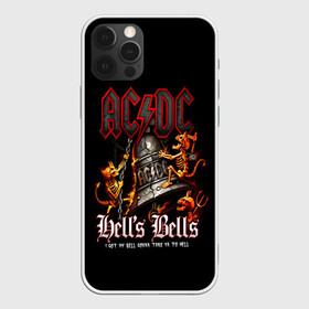 Чехол для iPhone 12 Pro Max с принтом AC DC Hells Bells в Санкт-Петербурге, Силикон |  | Тематика изображения на принте: ac dc | acdc | back in black | columbia | epic | force | guitar | pop | rock | vevo | ангус | ангус янг | ас дс | асдс | блюз | бон скотт | брайан джонсон | дэйв эванс | клифф уильямс | крис слейд | малькольм янг | рок | стиви янг | фил радд