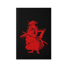 Обложка для паспорта матовая кожа с принтом Самурай в Санкт-Петербурге, натуральная матовая кожа | размер 19,3 х 13,7 см; прозрачные пластиковые крепления | samurai | буси | воин | самурай | феодальная япония | философия | япония