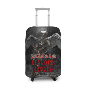 Чехол для чемодана 3D с принтом Dungeons & Dragons Паладин в Санкт-Петербурге, 86% полиэфир, 14% спандекс | двустороннее нанесение принта, прорези для ручек и колес | Тематика изображения на принте: dd | dungeons  dragons | paladin | днд | паладин | подземелья и драконы