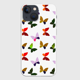 Чехол для iPhone 13 mini с принтом Бабочки и лето. в Санкт-Петербурге,  |  | бабочки | красота | лето | любовь | насекомые | природа