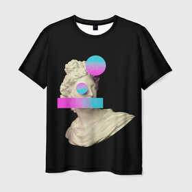 Мужская футболка 3D с принтом Статуя Греческая в Санкт-Петербурге, 100% полиэфир | прямой крой, круглый вырез горловины, длина до линии бедер | аполлоны | афродита | девушка | искусство | камень | керамика | мрамор