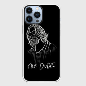 Чехол для iPhone 13 Pro Max с принтом THE DUDE (Большой Лебовски) в Санкт-Петербурге,  |  | abide | big | dude | jeff | lebowski | the | большой | лебовски | фильм | чувак