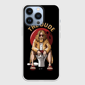 Чехол для iPhone 13 Pro с принтом THE DUDE (Big Lebowski) в Санкт-Петербурге,  |  | Тематика изображения на принте: abide | big | dude | jeff | lebowski | the | большой | лебовски | фильм | чувак