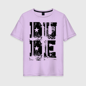 Женская футболка хлопок Oversize с принтом Dude в Санкт-Петербурге, 100% хлопок | свободный крой, круглый ворот, спущенный рукав, длина до линии бедер
 | big lebowski | dude | hype | большой лебовски | хайп | чувак