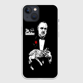 Чехол для iPhone 13 с принтом Крестный отец в Санкт-Петербурге,  |  | corleone | gotfather | the godfather | vito andolini corleone | дон вито корлеоне | карлеоне | крестный отец | мафия | старые фильмы | татталья