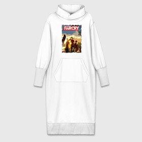 Платье удлиненное хлопок с принтом FARCRY TROPIC 3 в Санкт-Петербурге,  |  | farcry | fc 5 | fc5 | фар край