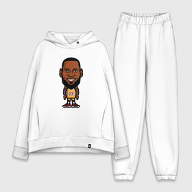 Женский костюм хлопок Oversize с принтом Little Lebron в Санкт-Петербурге,  |  | basketball | bryant | game | james | kobe | lakers | lebron | los angeles | nba | sport | streetball | баскетбол | баскетболист | брайант | джеймс | игра | игрок | коби | леброн | лейкерс | лос анджелес | мяч | нба | спорт | стритбол