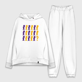 Женский костюм хлопок Oversize с принтом Champions   Lakers в Санкт-Петербурге,  |  | basketball | bryant | game | james | kobe | lakers | lebron | los angeles | nba | sport | streetball | баскетбол | баскетболист | брайант | джеймс | игра | игрок | коби | леброн | лейкерс | лос анджелес | мяч | нба | спорт | стритбол