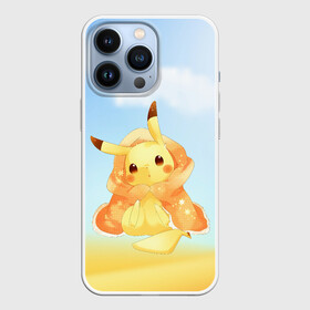 Чехол для iPhone 13 Pro с принтом Пикачу с пледом в Санкт-Петербурге,  |  | anime | picachu | pikachu | аниме | милый | пика | пикачу | покебол | покемон