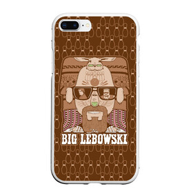 Чехол для iPhone 7Plus/8 Plus матовый с принтом The Big Lebowski в Санкт-Петербурге, Силикон | Область печати: задняя сторона чехла, без боковых панелей | donny | dude | jeff bridges | the big lebowski | walter sobchak | большой лебовский | боулинг | вальтер собчак | джефф бриджес | донни | заяц | кегли | кролик | фильм | чувак