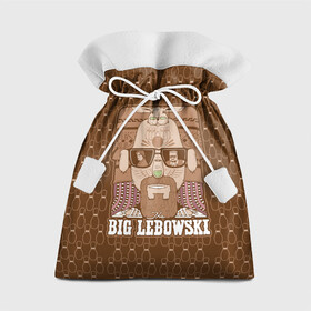 Подарочный 3D мешок с принтом The Big Lebowski в Санкт-Петербурге, 100% полиэстер | Размер: 29*39 см | Тематика изображения на принте: donny | dude | jeff bridges | the big lebowski | walter sobchak | большой лебовский | боулинг | вальтер собчак | джефф бриджес | донни | заяц | кегли | кролик | фильм | чувак