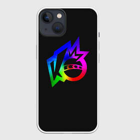 Чехол для iPhone 13 с принтом Knockout city. Rainbow logo в Санкт-Петербурге,  |  | a | arts | ball | box | city | dodgeball | e | electronic | game | gradient | knockout | logo | nintendo | playstation | rainbow | switch | technologies | x | а | артс | вышибалы | город | градиент | е | игра | лого | логотип | мяч | нокаут | 