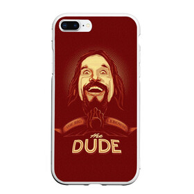 Чехол для iPhone 7Plus/8 Plus матовый с принтом The Dude в Санкт-Петербурге, Силикон | Область печати: задняя сторона чехла, без боковых панелей | dude | jeff bridges | the big lebowski | большой лебовский | боулинг | джефф бриджес | кегли | чувак | шар