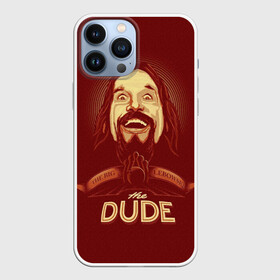 Чехол для iPhone 13 Pro Max с принтом The Dude в Санкт-Петербурге,  |  | dude | jeff bridges | the big lebowski | большой лебовский | боулинг | джефф бриджес | кегли | чувак | шар