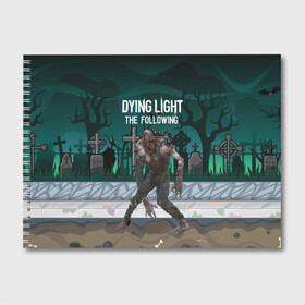 Альбом для рисования с принтом Dying light Зараженный в Санкт-Петербурге, 100% бумага
 | матовая бумага, плотность 200 мг. | dying light | аномалия | зараженный | монстр | мутант | ужасы | урод | хоррор