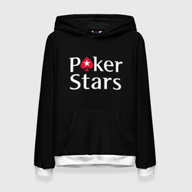 Женская толстовка 3D с принтом Poker Stars в Санкт-Петербурге, 100% полиэстер  | двухслойный капюшон со шнурком для регулировки, мягкие манжеты на рукавах и по низу толстовки, спереди карман-кенгуру с мягким внутренним слоем. | 777 | cards | casino | chips | flash | fortune | game | joker | luck | omaha | poker | roulette | straight | texas holdem | tournament | азарт | джокер | игра | казино | карты | омаха | покер | рулетка | стрит | техасский холдэм | турнир | удача | фишки |