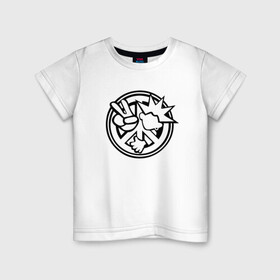 Детская футболка хлопок с принтом ЭЛИЗИУМ в Санкт-Петербурге, 100% хлопок | круглый вырез горловины, полуприлегающий силуэт, длина до линии бедер | Тематика изображения на принте: музыка | рок | рок группа | элизиум | эллизиум