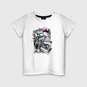 Детская футболка хлопок с принтом My Picture в Санкт-Петербурге, 100% хлопок | круглый вырез горловины, полуприлегающий силуэт, длина до линии бедер | art | иллюстрация | скейтбординг | фото | хобби