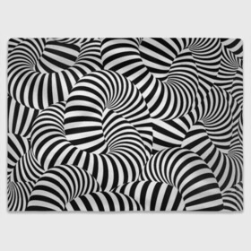 Плед 3D с принтом Гипнотическая абстракция в Санкт-Петербурге, 100% полиэстер | закругленные углы, все края обработаны. Ткань не мнется и не растягивается | abstraction | background | hypnosis | hypnotic abstraction | stripes | texture | zebra | абстракция | гипноз | гипнотическая абстракция | зебра | полоски | текстура | фон