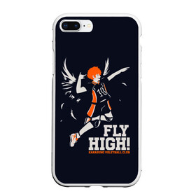 Чехол для iPhone 7Plus/8 Plus матовый с принтом fly high! Шоё Хината Haikyuu!! в Санкт-Петербурге, Силикон | Область печати: задняя сторона чехла, без боковых панелей | 10 номер | anime | haikyu | haikyuu | hinata shoyo | karasuno | manga | аниме | волейбол | волейбольный клуб | иероглифы | карасуно | лети высоко | лого | манга | надпись | прыжок | старшая школа | хаику | хаикую