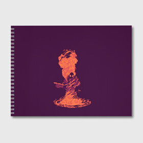 Альбом для рисования с принтом Pyro in fire в Санкт-Петербурге, 100% бумага
 | матовая бумага, плотность 200 мг. | game | games | pyro | team fortress | valve | валв | вэлв | игра | игры | стим | тим фортресс