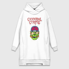 Платье-худи хлопок с принтом Cannibal Corpse | Труп Каннибала (Z) в Санкт-Петербурге,  |  | cannibal | cannibal corpse | corpse | death metal | deathgrind | алекс уэбстер | брутальный дэт метал | дэт метал | дэтграйнд | пол мазуркевич | роб барретт | труп каннибала