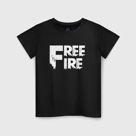 Детская футболка хлопок с принтом FREEFIRE FF WHITE LOGO (Z) в Санкт-Петербурге, 100% хлопок | круглый вырез горловины, полуприлегающий силуэт, длина до линии бедер | Тематика изображения на принте: 111dots studio | battlegrounds | free fire | freefire | game | garena | garena free fire | гарена | игра | игры | киберспорт | королевская битва | мобильная игра | онлайн игра | пабг | фри фаер | фрифаер | экшн