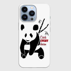 Чехол для iPhone 13 Pro с принтом Панда и сон в Санкт-Петербурге,  |  | Тематика изображения на принте: животные | звери | лень | медведь | отдых | панда | природа | сон | усталость
