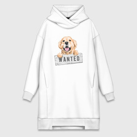 Платье-худи хлопок с принтом Dog Wanted в Санкт-Петербурге,  |  | cute | dog | wanted | woof | гав | забавный | пес | песель | песик | смешной | собака | собачка | щенок