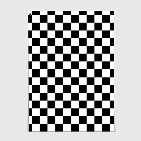 Постер с принтом Шахматист в Санкт-Петербурге, 100% бумага
 | бумага, плотность 150 мг. Матовая, но за счет высокого коэффициента гладкости имеет небольшой блеск и дает на свету блики, но в отличии от глянцевой бумаги не покрыта лаком | chess | игра | король | ладья | математика | пешка | ферзь | чёрно белые | шах и мат | шахматист | шахматная доска | шахматные фигуры | шахматы